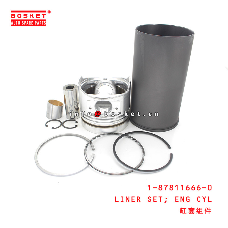 1-87811666-0 Engine Cylinder Liner Set For ISUZU 6HH1 1878116660