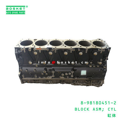 8-98180451-2 Cylinder Block Assembly 8981804512 For ISUZU CYZ52 6WG1T