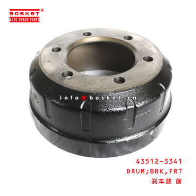 43512-3341 Front Brake Drum For ISUZU HINO 500