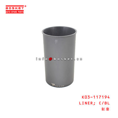 K03-117194 Cylinder Block Liner for ISUZU HINO J05E J08E