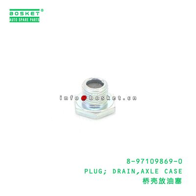 8-97109869-0 PLUG; DRAIN,AXLE CASE suitable for ISUZU 8971098690