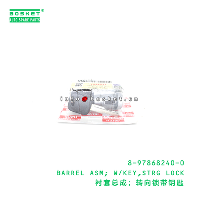 8-97868240-0 Barrel Assembly with Key and Steering Lock Suitable for ISUZU 8978682400
