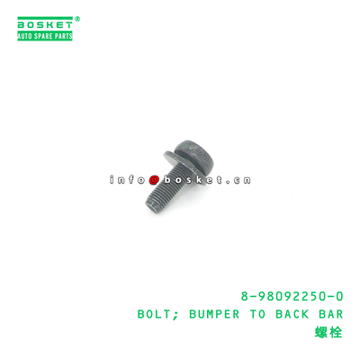 8-98092250-0 BOLT; BUMPER TO BACK BAR suitable for ISUZU 8980922500