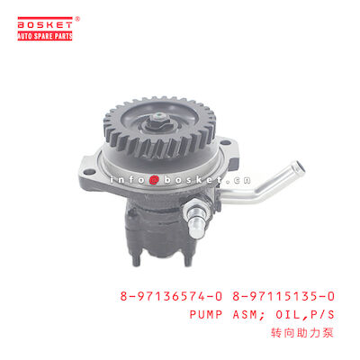 8-97136574-0 8-97115135-0 Power Steering Oil Pump Assembly 8971365740 8971151350 Suitable for ISUZU NPR 4HF1