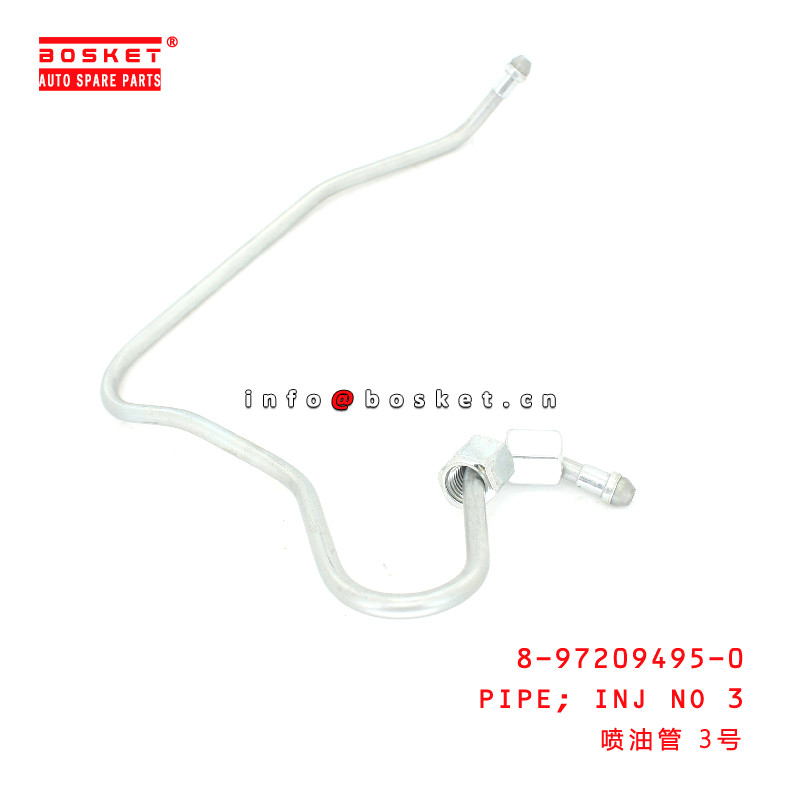 8-97209495-0 Injection No 3 Pipe For ISUZU  4JB1 4JH1 4HG1 8972094950
