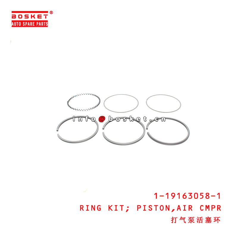 1-19163058-1 Air Compressor Piston Ring Kit suitable for ISUZU CXZ51K 6WF1