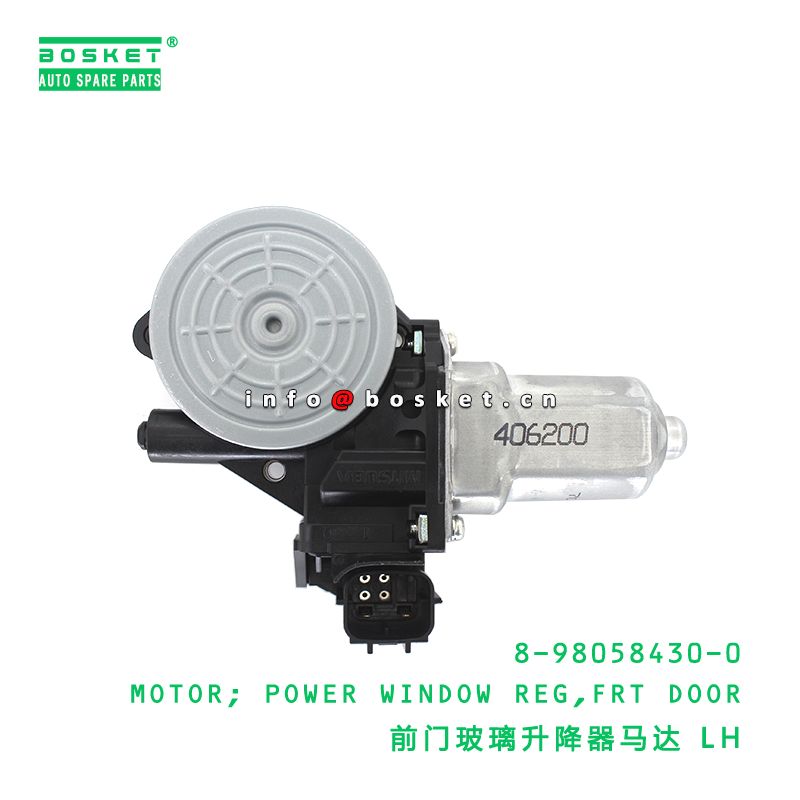 8-98058430-0 Front Door Power Window Regulator Motor suitable for ISUZU VC46 4HG1 6UZ1 8980584300