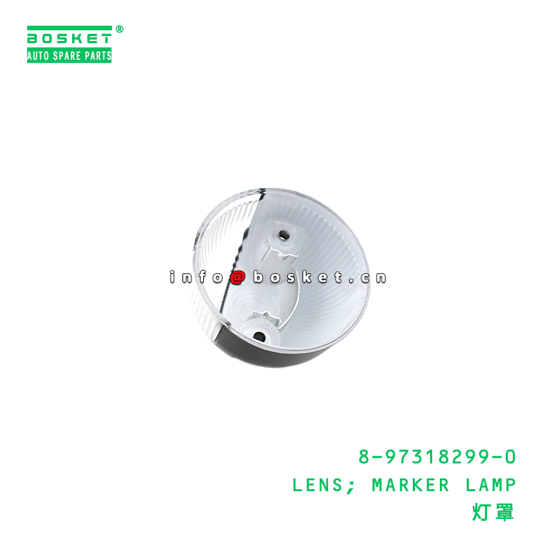 8-97318299-0 Marker Lamp Lens Suitable for ISUZU 8973182990 with Neutral Box Packaging and 3 Months Warranty