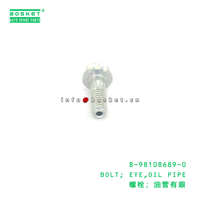 8-98108689-0 BOLT; EYE,OIL PIPE suitable for ISUZU 8981086890