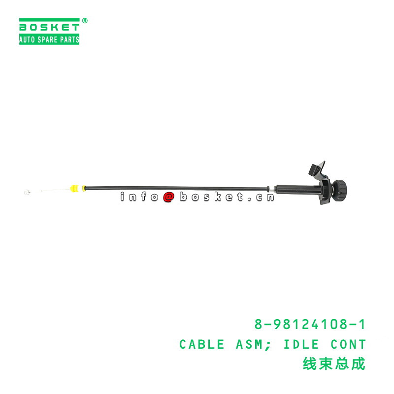 8-98124108-1 CABLE ASM; IDLE CONT suitable for ISUZU   8981241081