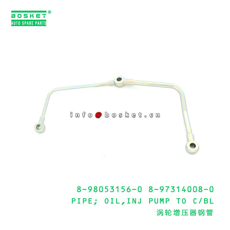 Injection Pump To Cylinder Block Oil Pipe 8980531560 8973140080 For ISUZU NPR 4HE1