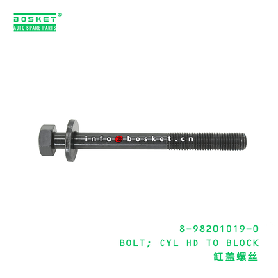 8-98201019-0 BOLT؛ CYL HD TO BLOCK مناسب برای ISUZU 4JJ1 4JH1 8982010190